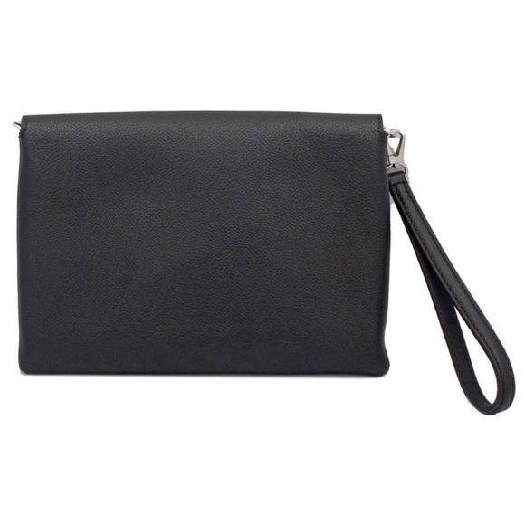 Louis Vuitton My LockMe Leather Shoulder Bag Black Silver - Picture 2 of 8